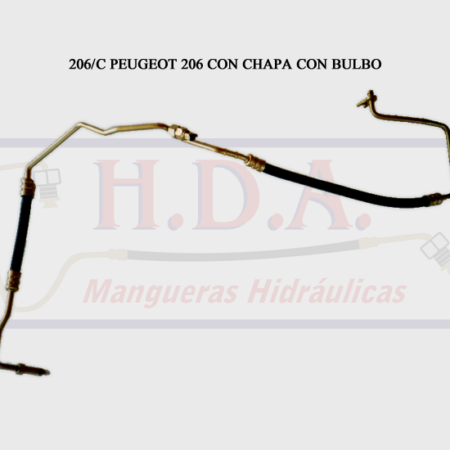 206/C Peugeot 206 C/Chapa Con Bulbo