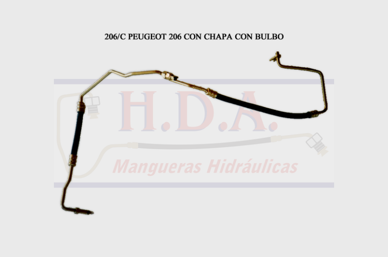 206/C Peugeot 206 C/Chapa Con Bulbo